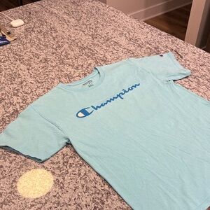 Champion Light Blue Short Sleeve Tee